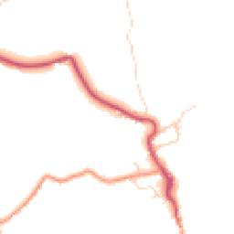 Daytime road noise heatmap for YO22 4PY
