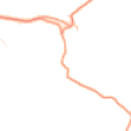 Daytime road noise heatmap for YO22 4QE