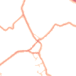 Daytime road noise heatmap for YO22 4TJ