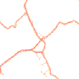 Daytime road noise heatmap for YO22 4TW