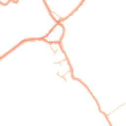 Daytime road noise heatmap for YO22 4UD