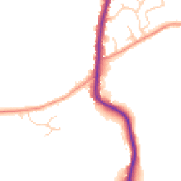 Daytime road noise heatmap for YO22 5BH