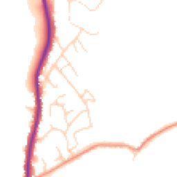 Daytime road noise heatmap for YO22 5DD