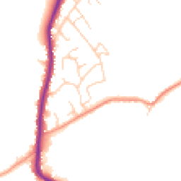Daytime road noise heatmap for YO22 5DE