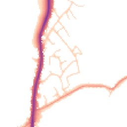 Daytime road noise heatmap for YO22 5DH