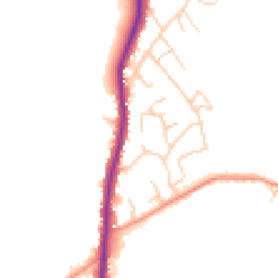 Daytime road noise heatmap for YO22 5DL