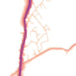 Daytime road noise heatmap for YO22 5DQ