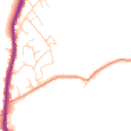 Daytime road noise heatmap for YO22 5DR