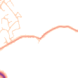 Daytime road noise heatmap for YO22 5DT