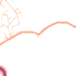 Daytime road noise heatmap for YO22 5DU