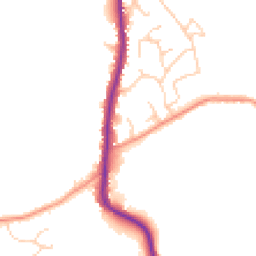 Daytime road noise heatmap for YO22 5EF