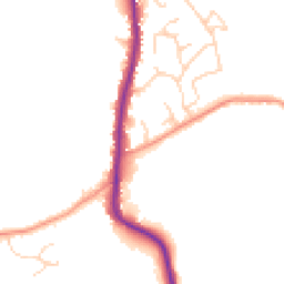 Daytime road noise heatmap for YO22 5EL