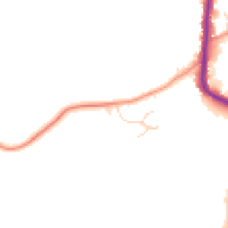 Daytime road noise heatmap for YO22 5FA