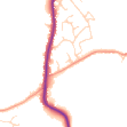 Daytime road noise heatmap for YO22 5HF