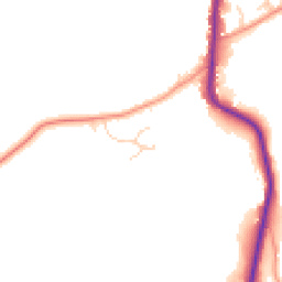 Daytime road noise heatmap for YO22 5HG