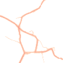 Daytime road noise heatmap for YO22 5NB
