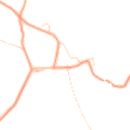 Daytime road noise heatmap for YO22 5NJ