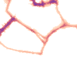 Night-time road noise heatmap for YO23 1AH