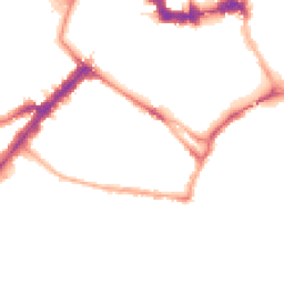 Night-time road noise heatmap for YO23 1AQ