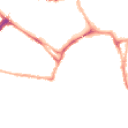 Night-time road noise heatmap for YO23 1AU