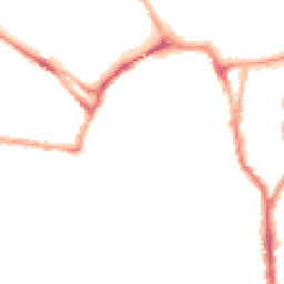 Night-time road noise heatmap for YO23 1BA