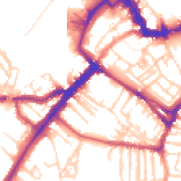 Daytime road noise heatmap for YO23 1BF