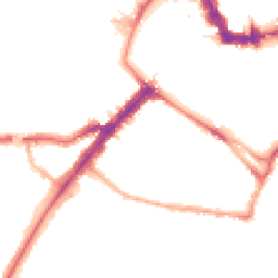 Night-time road noise heatmap for YO23 1BR