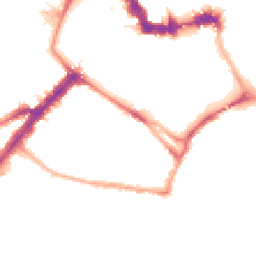 Night-time road noise heatmap for YO23 1BX