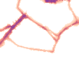 Night-time road noise heatmap for YO23 1DF