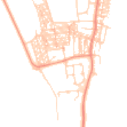 Daytime road noise heatmap for YO23 1FQ