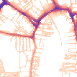 Daytime road noise heatmap for YO23 1JN