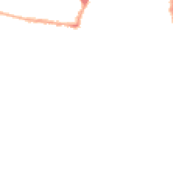 Night-time road noise heatmap for YO23 1LB
