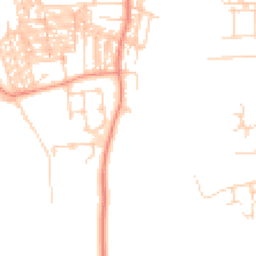 Daytime road noise heatmap for YO23 1LH