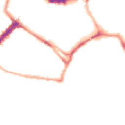 Night-time road noise heatmap for YO23 1YD