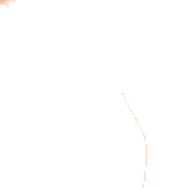 Night-time road noise heatmap for YO23 2RA