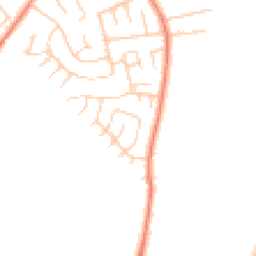Daytime road noise heatmap for YO23 2TB