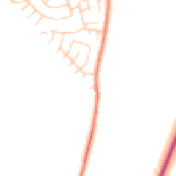 Daytime road noise heatmap for YO23 2TF