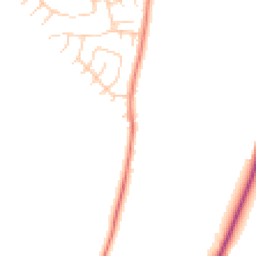 Daytime road noise heatmap for YO23 2XB