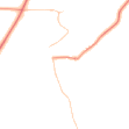 Daytime road noise heatmap for YO23 2YZ