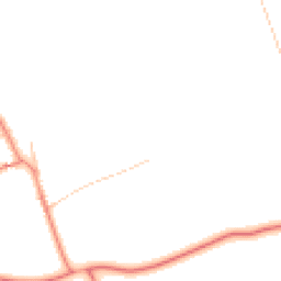 Daytime road noise heatmap for YO23 3NY
