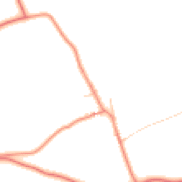 Daytime road noise heatmap for YO23 3PD