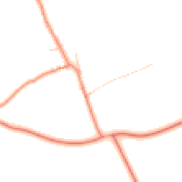 Daytime road noise heatmap for YO23 3PE