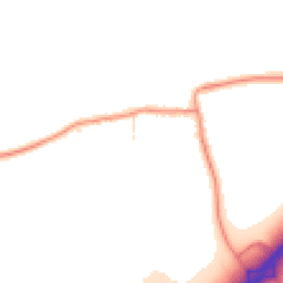 Daytime road noise heatmap for YO23 3PH