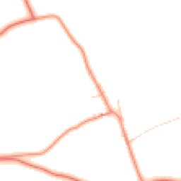 Daytime road noise heatmap for YO23 3PZ