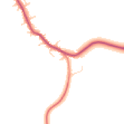 Daytime road noise heatmap for YO23 3QE