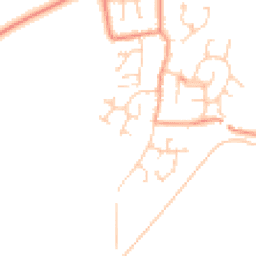 Daytime road noise heatmap for YO23 3RT