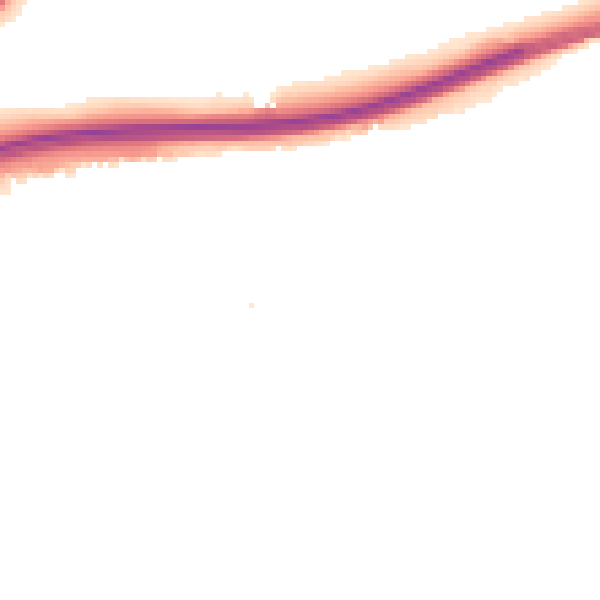 Night-time road noise heatmap for YO23 3UF
