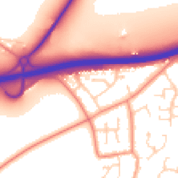 Daytime road noise heatmap for YO23 3US