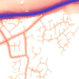 Daytime road noise heatmap for YO23 3XF