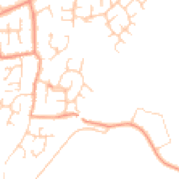 Daytime road noise heatmap for YO23 3XS